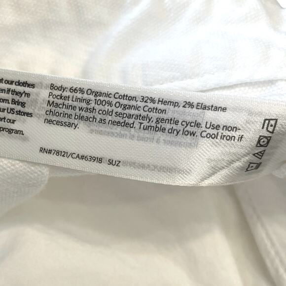 NWT EILEEN FISHER Stretch Cotton & Hemp Ankle Pants Women's Size 16P‎ - Picture 8 of 10